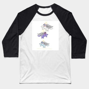 Angel Kitty Cats Baseball T-Shirt